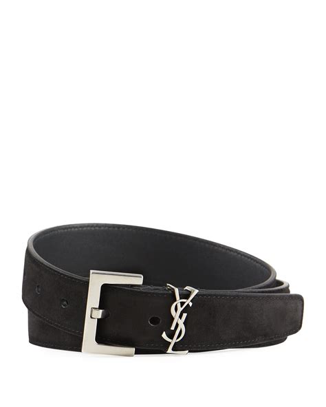 mens ysl belt horizontal|saint laurent men's belt.